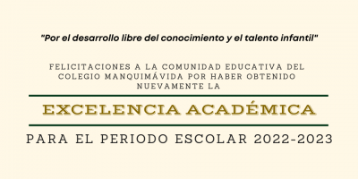 Contamos con Excelencia Académica (2022-2023)
