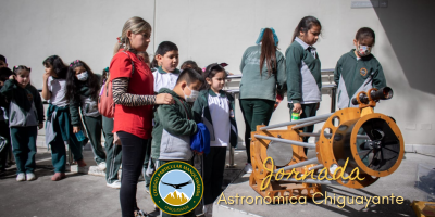 Estudiantes de nuestro colegio participan de Jornada de Astronomía en la Casa de la Cultura Chiguayante