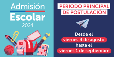 Admisión escolar 2024